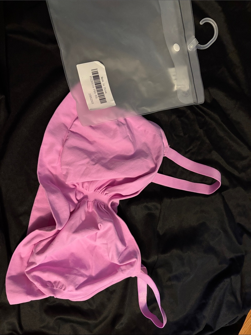 New feelin girl pink  wireless bra size xxl
